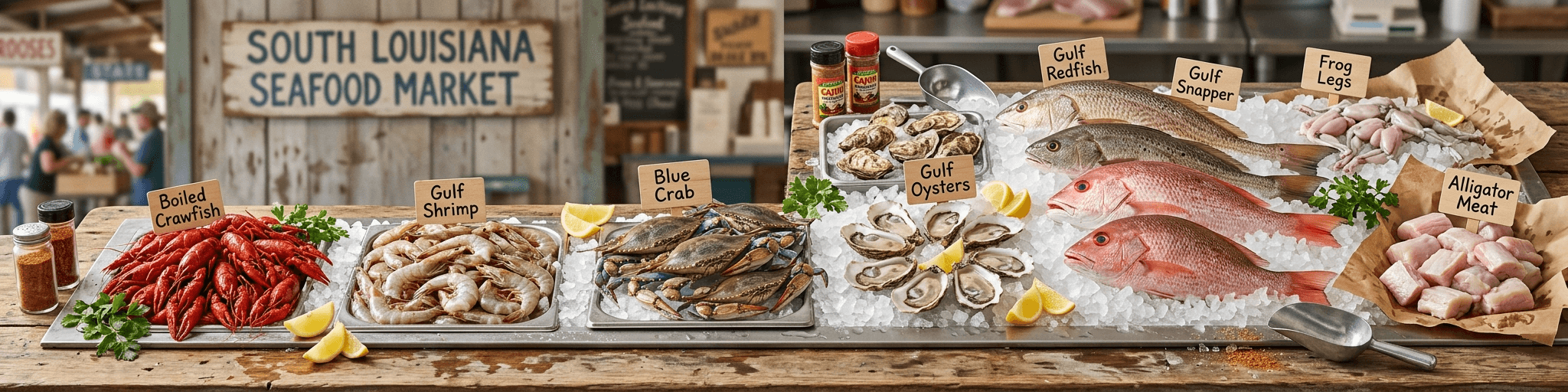 Seafood from Cajun Chef